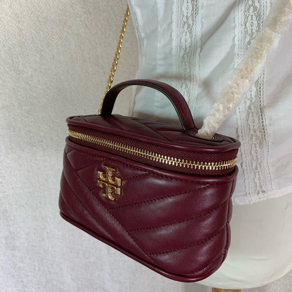 Tory Burch Garnet Kira Mini Vanity Case Bag - Picture 12 of 15